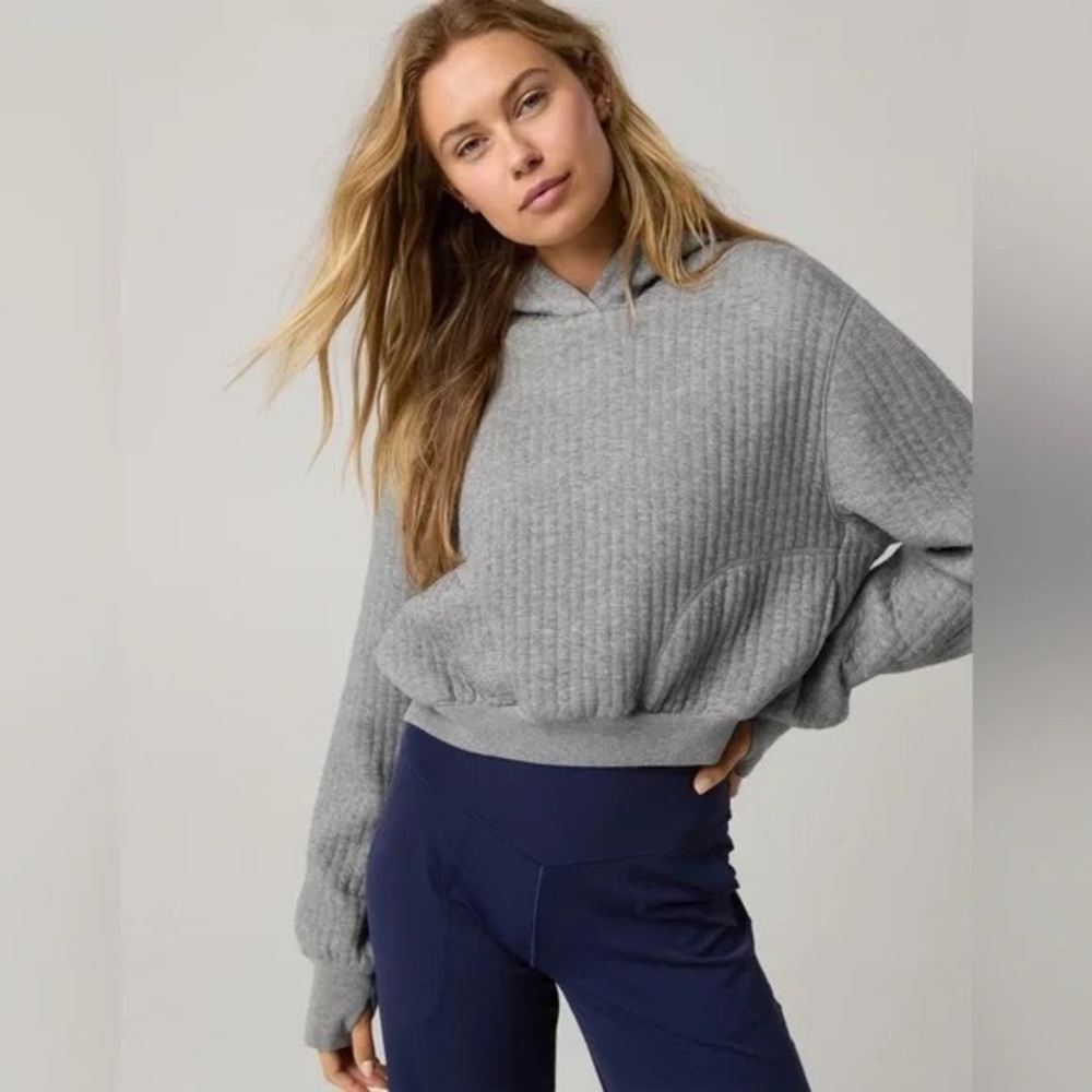 Offline Heather Gray Women's Hoodie Pullover Sweater